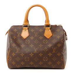 Louis Vuitton Speedy 25｜Classic Monogram Canvas with Vachetta Handles｜Top Handle Bag