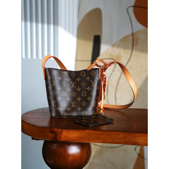 Louis Vuitton All In BB Bucket Bag – Monogram Canvas, Structured Mini Tote (M12925)