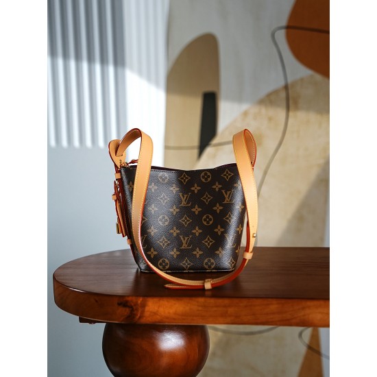 Louis Vuitton All In BB Bucket Bag – Monogram Canvas, Structured Mini Tote (M12925)