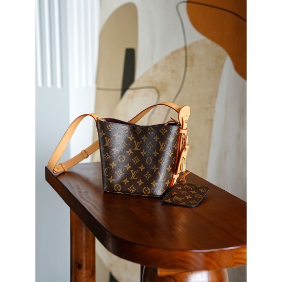 Louis Vuitton All In BB Bucket Bag – Monogram Canvas, Structured Mini Tote (M12925)