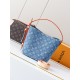 Louis Vuitton All In BB Monogram Denim Tote - Compact Crossbody & Handbag (M28107 Blue)
