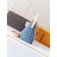 Louis Vuitton All In BB Monogram Denim Tote - Compact Crossbody & Handbag (M28107 Blue)
