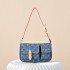 Louis Vuitton Cargo Pochette Accessoires - Denim Monogram Shoulder Bag (M27602 Blue)