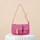 Louis Vuitton Cargo Pochette Accessoires - Denim Monogram Shoulder Bag (M27602 Pink)