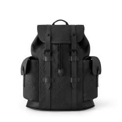 Louis Vuitton Christopher PM Backpack – Black Taurillon Monogram Leather