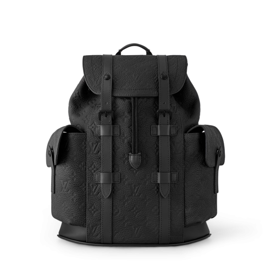 Louis Vuitton Christopher PM Backpack – Black Taurillon Monogram Leather