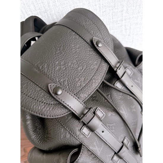 Louis Vuitton Christopher PM Backpack – Black Taurillon Monogram Leather