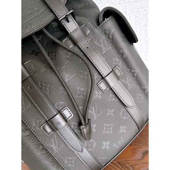 Louis Vuitton Christopher PM Backpack – Black Taurillon Monogram Leather