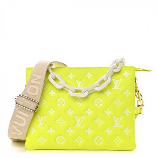 Louis Vuitton Coussin PM Fluorescent Yellow Louis Vuitton Coussin PM Fluorescent Yellow