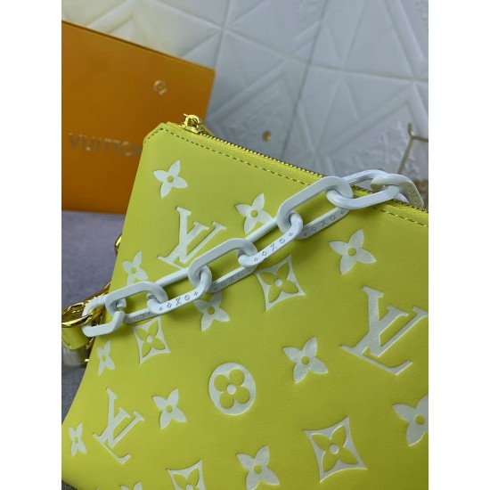 Louis Vuitton Coussin PM Fluorescent Yellow Louis Vuitton Coussin PM Fluorescent Yellow