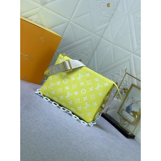 Louis Vuitton Coussin PM Fluorescent Yellow Louis Vuitton Coussin PM Fluorescent Yellow
