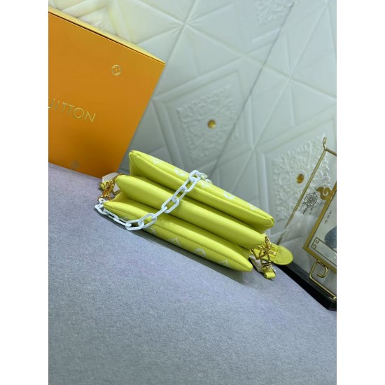 Louis Vuitton Coussin PM Fluorescent Yellow Louis Vuitton Coussin PM Fluorescent Yellow