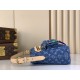 Louis Vuitton Denim Rendez-Vous Baggy Shoulder Bag - Multi-Pocket Monogram Hobo (M27329)