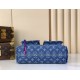 Louis Vuitton Denim Rendez-Vous Baggy Shoulder Bag - Multi-Pocket Monogram Hobo (M27329)