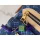 Louis Vuitton Denim Rendez-Vous Baggy Shoulder Bag - Multi-Pocket Monogram Hobo (M27329)