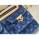 Louis Vuitton Denim Rendez-Vous Baggy Shoulder Bag - Multi-Pocket Monogram Hobo (M27329)