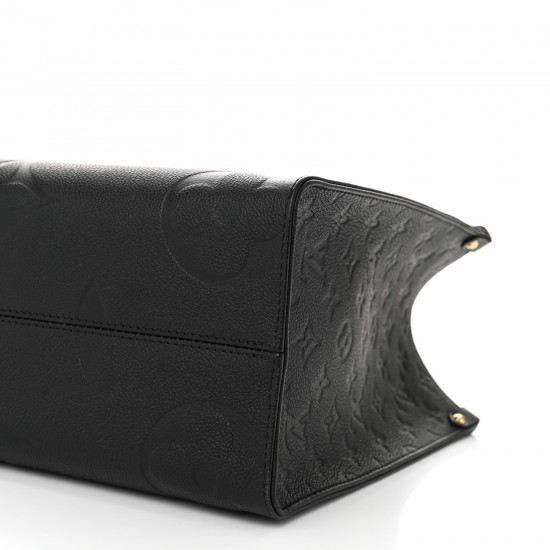 Louis Vuitton Onthego MM|Empreinte Giant Monogram in Black|Tote Bag Louis Vuitton Onthego MM|Empreinte Giant Monogram in Black|Tote Bag
