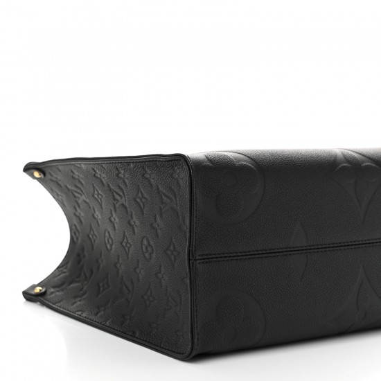 Louis Vuitton Onthego MM|Empreinte Giant Monogram in Black|Tote Bag Louis Vuitton Onthego MM|Empreinte Giant Monogram in Black|Tote Bag