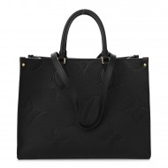 Louis Vuitton Onthego MM｜Empreinte Giant Monogram in Black｜Tote Bag