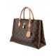 Louis Vuitton Flower Tote|2-Way Monogram Canvas with Gold Hardware|Top Handle & Shoulder Bag Louis Vuitton Flower Tote|2-Way Monogram Canvas with Gold Hardware|Top Handle & Shoulder Bag