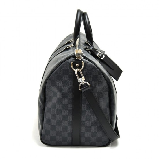 Louis Vuitton Keepall Bandoulière 45|Damier Graphite Canvas|Travel Bag Louis Vuitton Keepall Bandoulière 45|Damier Graphite Canvas|Travel Bag