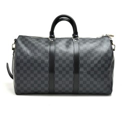 Louis Vuitton Keepall Bandoulière 45｜Damier Graphite Canvas｜Travel Bag