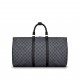 Louis Vuitton Keepall Bandoulière 55｜Damier Graphite Canvas｜Travel Bag
