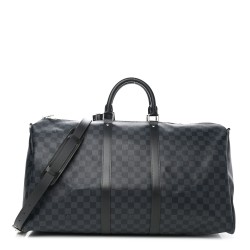 Louis Vuitton Keepall Bandoulière 55｜Damier Graphite Canvas｜Travel Bag