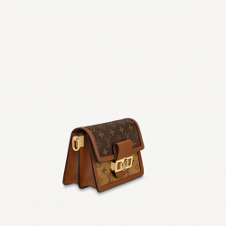 Louis Vuitton Mini Dauphine｜Monogram Reverse Canvas with Gold Hardware｜Crossbody Bag