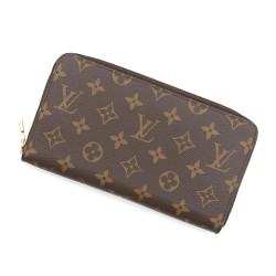 Louis Vuitton Zippy Organizer｜Monogram Canvas with Gold Zip｜Wallet