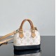 Louis Vuitton Nano Alma Bag – Dune Beige Monogram, Mini Top Handle & Crossbody