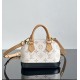 Louis Vuitton Nano Alma Bag – Dune Beige Monogram, Mini Top Handle & Crossbody