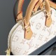 Louis Vuitton Nano Alma Bag – Dune Beige Monogram, Mini Top Handle & Crossbody