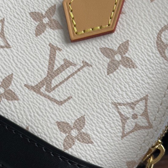 Louis Vuitton Nano Alma Bag – Dune Beige Monogram, Mini Top Handle & Crossbody