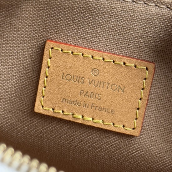 Louis Vuitton Nano Alma Bag – Dune Beige Monogram, Mini Top Handle & Crossbody