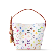 Louis Vuitton x Takashi Murakami All In BB Bucket Bag – White Multicolor Monogram