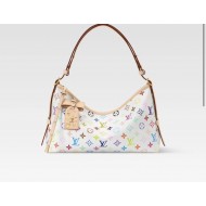 Louis Vuitton x Takashi Murakami CarryAll East West – White Multicolor Monogram (M27578)