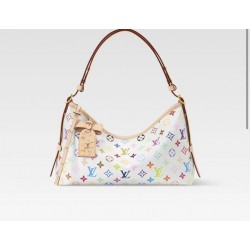 Louis Vuitton x Takashi Murakami CarryAll East West – White Multicolor Monogram (M27578)