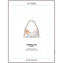 Louis Vuitton x Takashi Murakami CarryAll East West – White Multicolor Monogram (M27578)