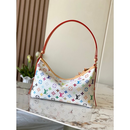 Louis Vuitton x Takashi Murakami CarryAll East West – White Multicolor Monogram (M27578)