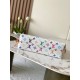 Louis Vuitton x Takashi Murakami CarryAll East West – White Multicolor Monogram (M27578)