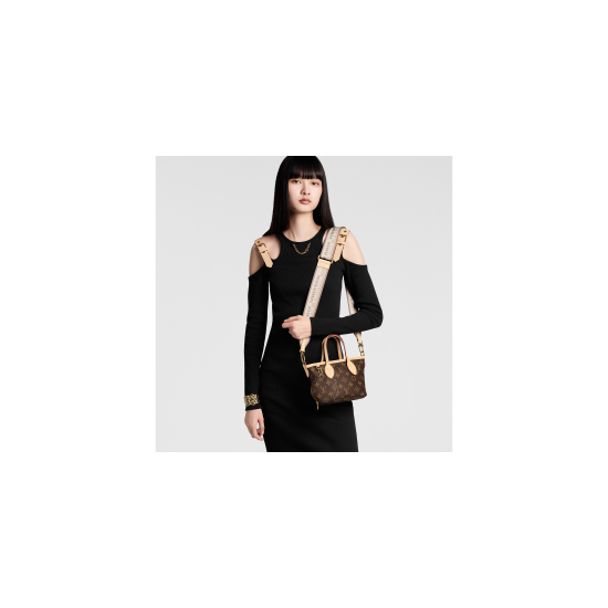 Louis Vuitton Neverfull BB|Monogram Canvas with Vachetta Trim|Tote Bag Louis Vuitton Neverfull BB|Monogram Canvas with Vachetta Trim|Tote Bag