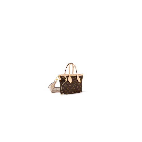 Louis Vuitton Neverfull BB|Monogram Canvas with Vachetta Trim|Tote Bag Louis Vuitton Neverfull BB|Monogram Canvas with Vachetta Trim|Tote Bag