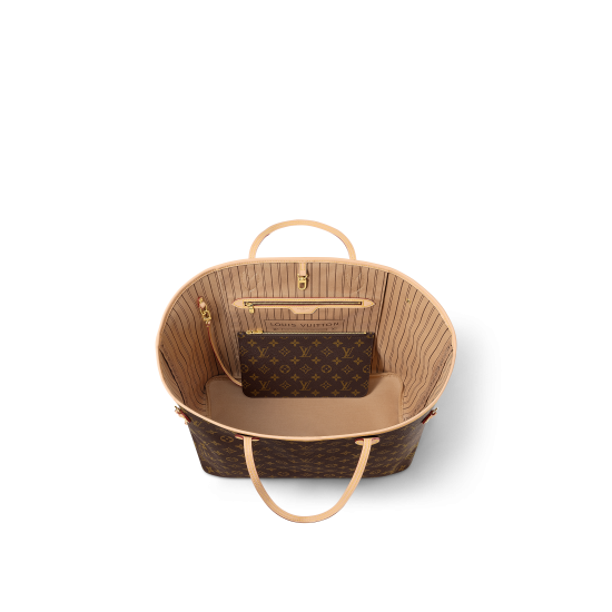 Louis Vuitton Neverfull GM｜Monogram Canvas with Vachetta Trim｜Tote Bag