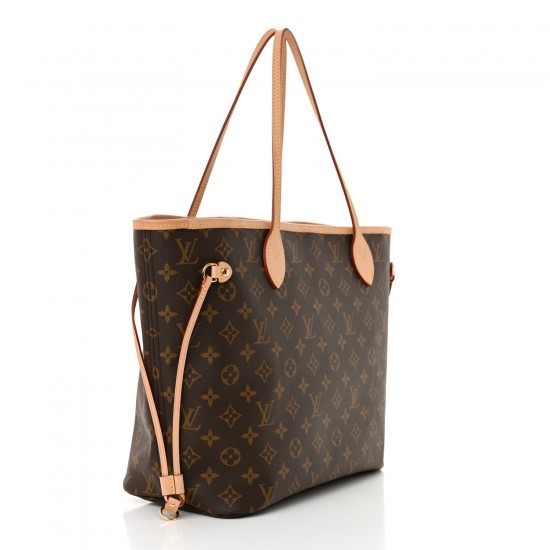 Louis Vuitton Neverfull MM|Monogram Canvas with Vachetta Trim|Tote Bag Louis Vuitton Neverfull MM|Monogram Canvas with Vachetta Trim|Tote Bag