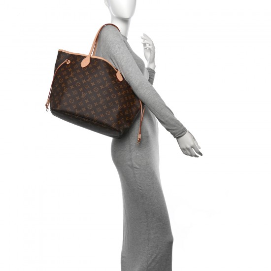 Louis Vuitton Neverfull MM|Monogram Canvas with Vachetta Trim|Tote Bag Louis Vuitton Neverfull MM|Monogram Canvas with Vachetta Trim|Tote Bag