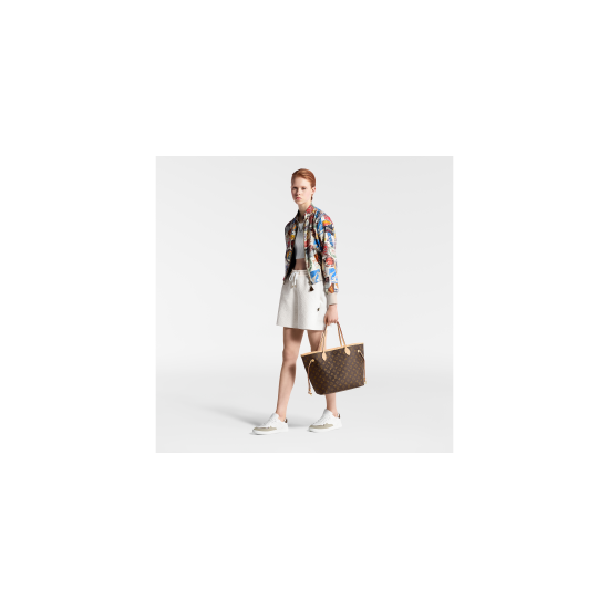 Louis Vuitton Neverfull MM|Monogram Canvas with Vachetta Trim|Tote Bag Louis Vuitton Neverfull MM|Monogram Canvas with Vachetta Trim|Tote Bag