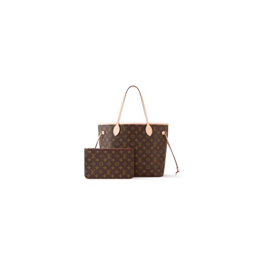 Louis Vuitton Neverfull MM|Monogram Canvas with Vachetta Trim|Tote Bag Louis Vuitton Neverfull MM|Monogram Canvas with Vachetta Trim|Tote Bag