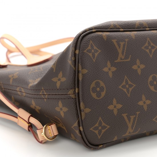 Louis Vuitton Neverfull PM|Monogram Canvas with Vachetta Trim|Tote Bag Louis Vuitton Neverfull PM|Monogram Canvas with Vachetta Trim|Tote Bag