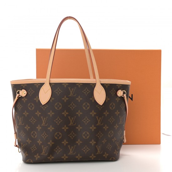 Louis Vuitton Neverfull PM|Monogram Canvas with Vachetta Trim|Tote Bag Louis Vuitton Neverfull PM|Monogram Canvas with Vachetta Trim|Tote Bag